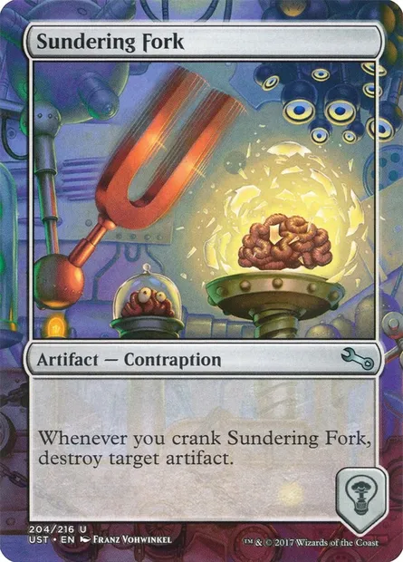 Sundering Fork, Magic card UST 204 — Unstable set