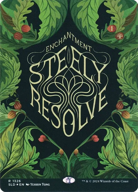 Steely Resolve // Steely Resolve, Magic card SLD 1326 — Secret Lair Drop set