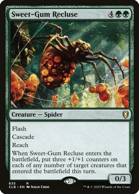 Sweet-Gum Recluse, Magic card CLB 835 — Commander Legends: Battle for Baldur's Gate set