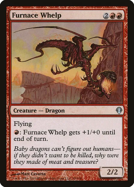 Dragonnet du fourneau, carte Magic ARC 39 — extension Archenemy