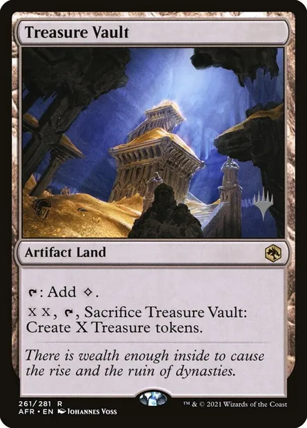 Treasure Vault, Magic card PAFR 261p — Adventures in the Forgotten Realms Promos set