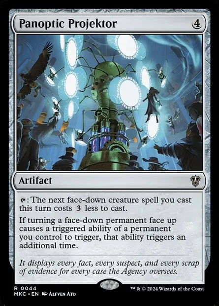 Panoptic Projektor, Magic card MKC 44 — Murders at Karlov Manor Commander set