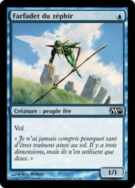 Farfadet du zéphir, carte Magic M10 82 — extension Magic 2010