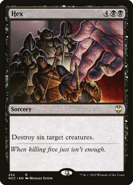 Hex, Magic card NCC 252 — New Capenna Commander set