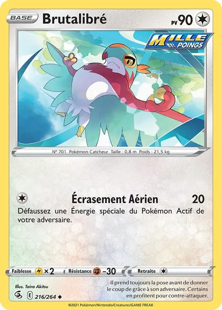Brutalibré, carte Pokémon FST 216 — extension Poing de Fusion