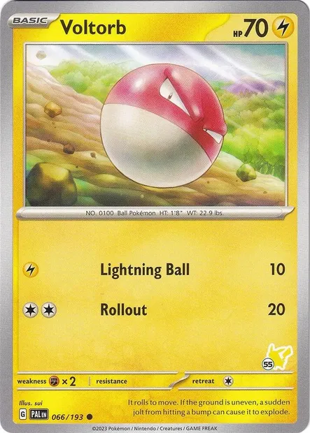 Voltorbe, carte Pokémon BA24 066-17 — extension Battle Academy 2024