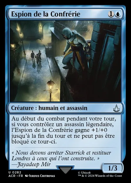 Espion de la Confrérie, carte Magic ACR 282 — extension Assassin's Creed