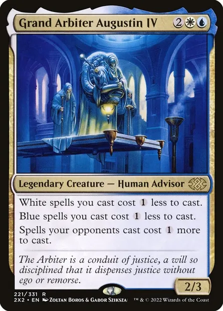 Grand Arbiter Augustin IV, Magic card 2X2 221 — Double Masters 2022 set