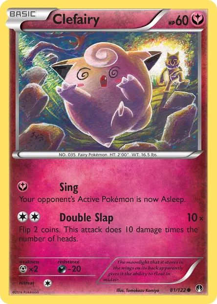 Clefairy, Pokémon card BKP 81 — BREAKpoint set