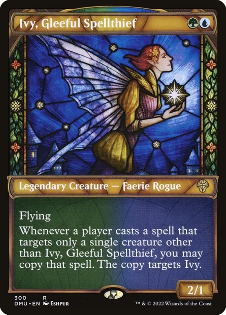 Ivy, Gleeful Spellthief, Magic card DMU 300 — Dominaria United set