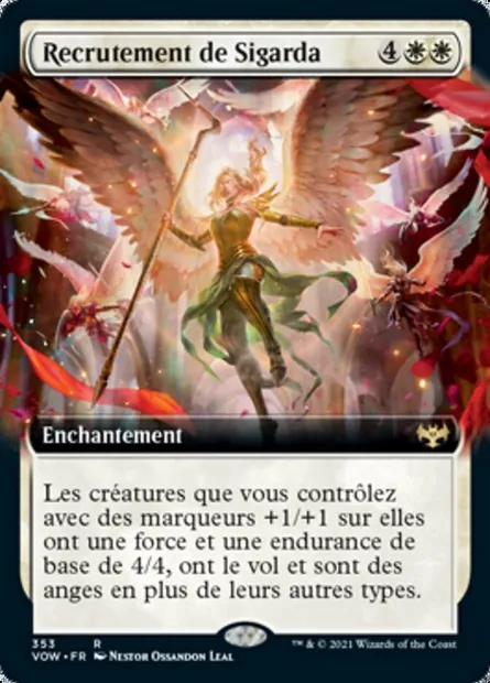 Recrutement de Sigarda, carte Magic VOW 353 — extension Innistrad : noce écarlate