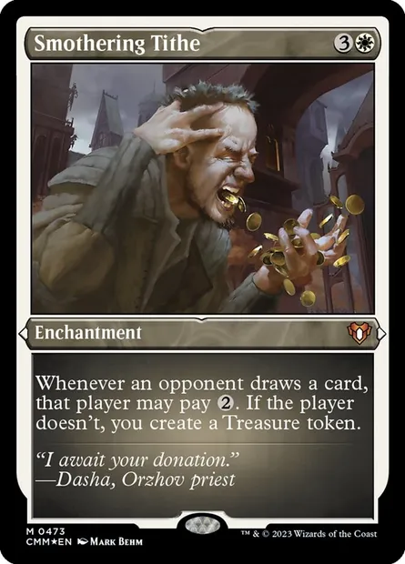Smothering Tithe, Magic card CMM 473 — Commander Masters set