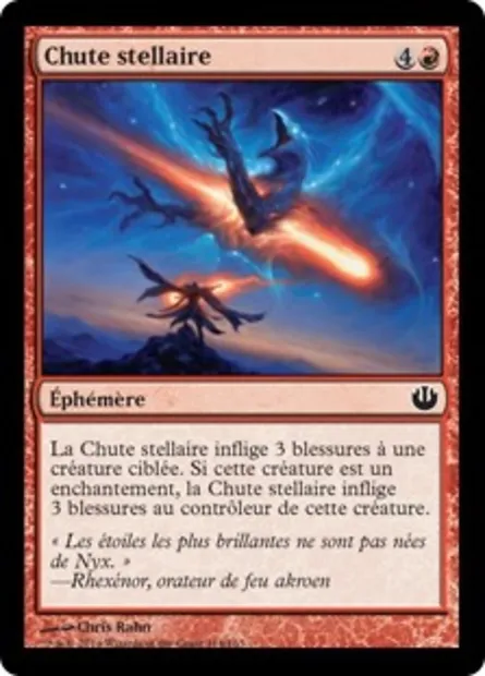 Chute stellaire, carte Magic JOU 114 — extension Incursion dans Nyx