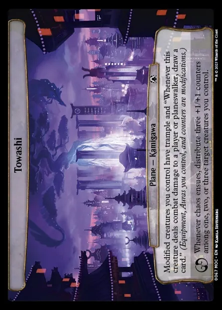 Towashi, Magic card MOC 67 — March of the Machine Commander set
