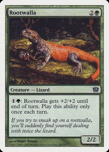 Rootwalla, Magic card 9ED 268 — Ninth Edition set