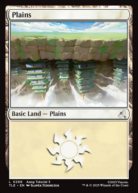 Plaine, carte Magic TLE 299 — extension Avatar: The Last Airbender Eternal
