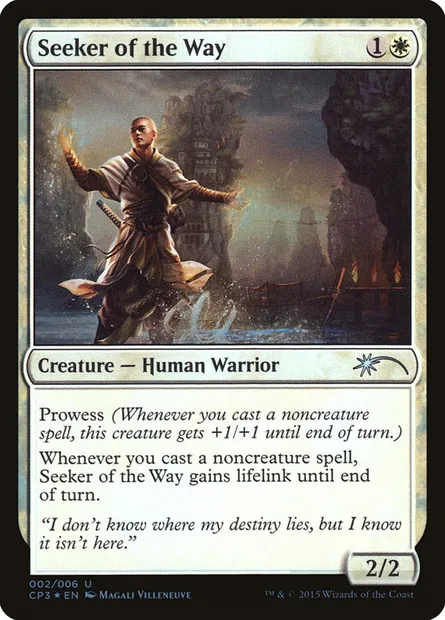 Chercheur de la Voie, carte Magic CP3 2 — extension Magic Origins Clash Pack