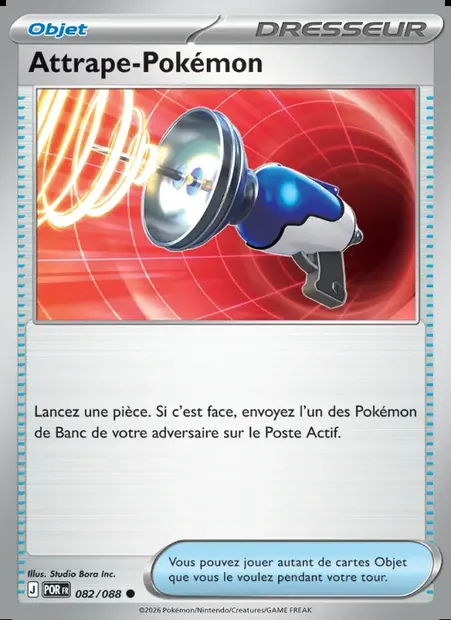 Attrape-Pokémon, carte Pokémon POR 082 — extension Équilibre Parfait