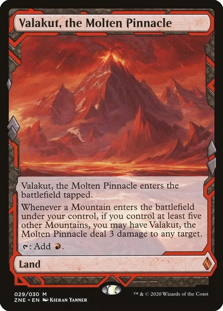 Valakut, the Molten Pinnacle, Magic card ZNE 29 — Zendikar Rising Expeditions set