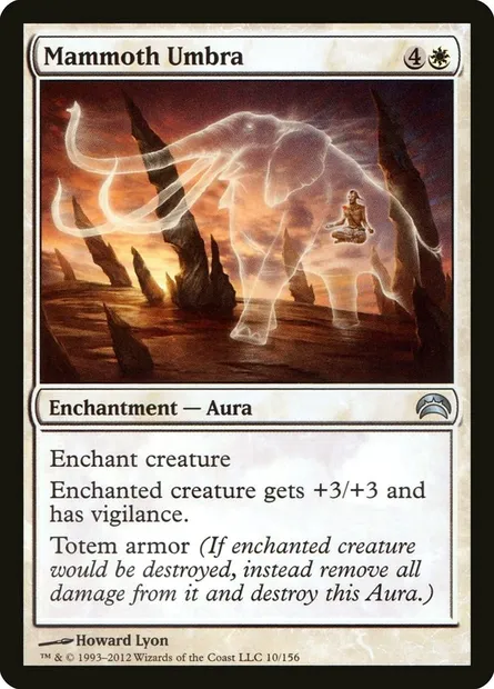 Mammoth Umbra, Magic card PC2 10 — Planechase 2012 set