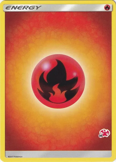 Fire Energy, Pokémon card BA20 38c — Battle Academy 2020 set