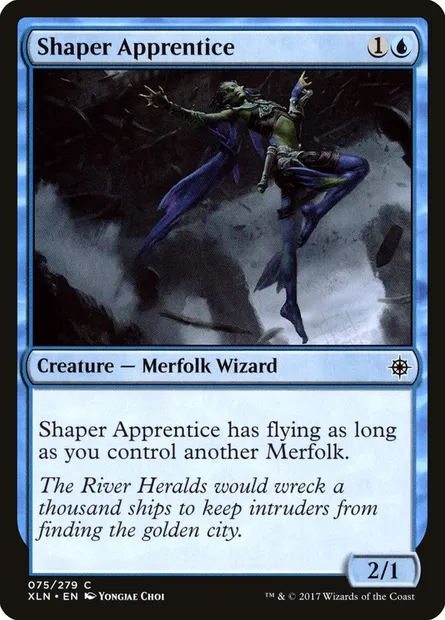Shaper Apprentice, Magic card XLN 75 — Ixalan set