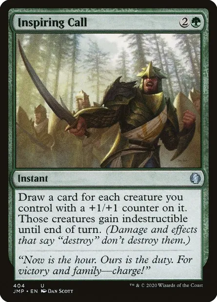Inspiring Call, Magic card JMP 404 — Jumpstart set