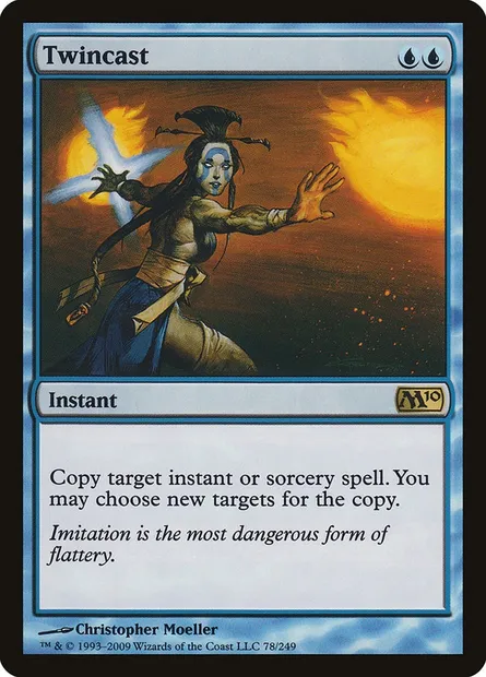 Twincast, Magic card M10 78 — Magic 2010 set
