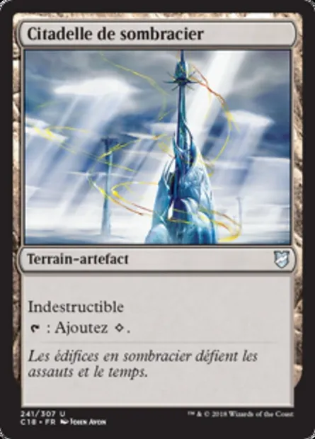Citadelle de sombracier, carte Magic C18 241 — extension Commander 2018