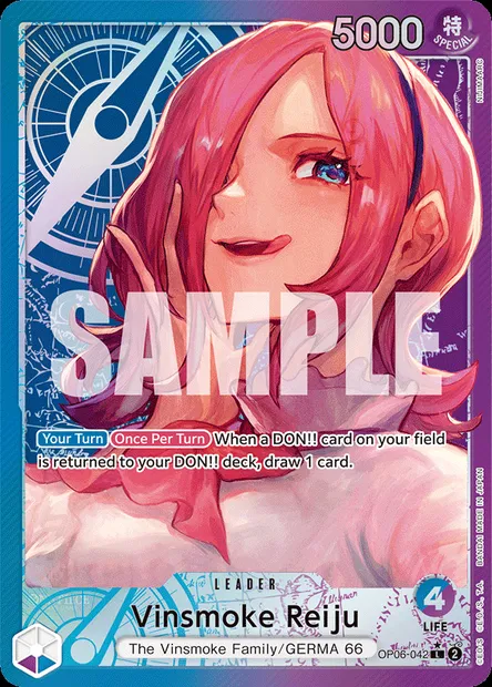 Vinsmoke Reiju, One Piece card OP06-042 — WINGS OF THE CAPTAIN set