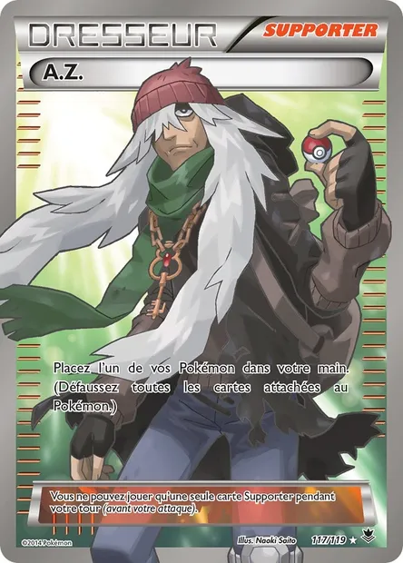A.Z., carte Pokémon PHF 117 — extension Vigueur Spectrale
