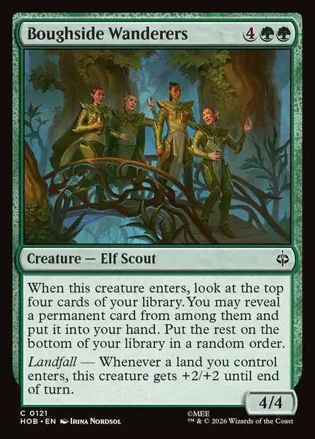 Boughside Wanderers, Magic card HOB 121 — The Hobbit set