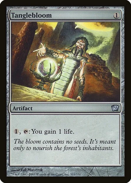 Floraison de la Filandre, carte Magic 9ED 311★ — extension Neuvième Edition