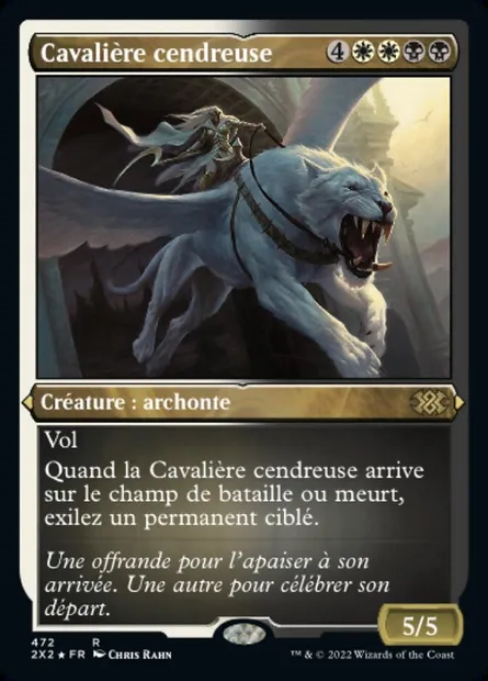 Cavalière cendreuse, carte Magic 2X2 472 — extension Double Masters 2022