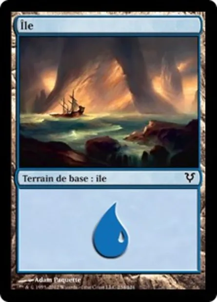 Île, carte Magic AVR 234 — extension Avacyn ressuscitée
