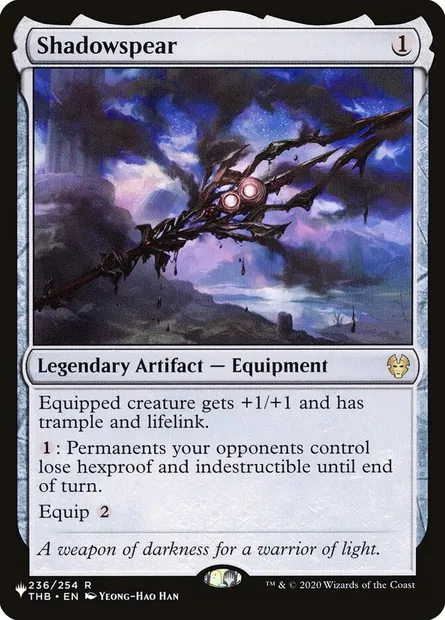 Shadowspear, Magic card PLST THB-236 — The List set