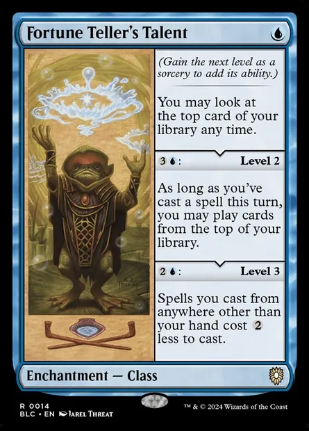 Fortune Teller's Talent, Magic card BLC 14 — Bloomburrow Commander set