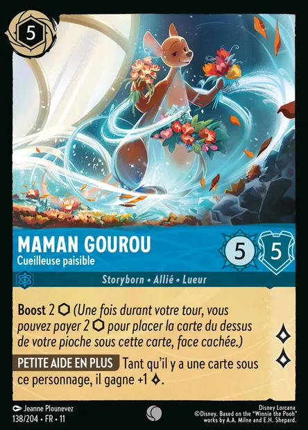Maman Gourou - Cueilleuse paisible, carte Disney Lorcana CH11-138 — extension Givresort