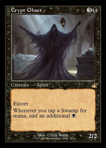 Crypt Ghast, Magic card RVR 322 — Ravnica Remastered set