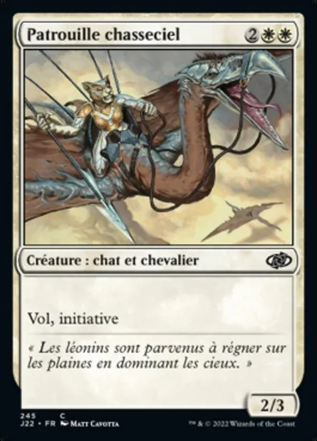 Patrouille chasseciel, carte Magic J22 245 — extension Jumpstart 2022