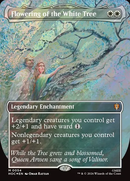 Flowering of the White Tree, Magic card HOC 54 — The Hobbit Eternal set