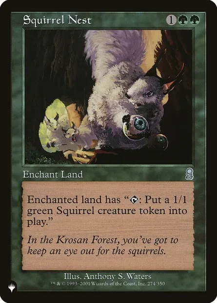 Squirrel Nest, Magic card PLST ODY-274 — The List set