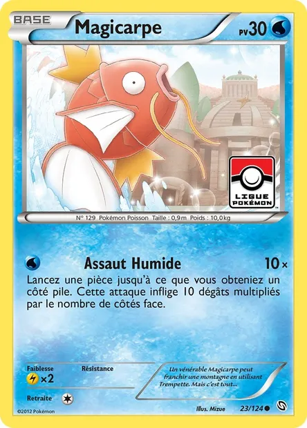 Magicarpe, carte Pokémon DRX 23 — extension Dragons Éxaltés