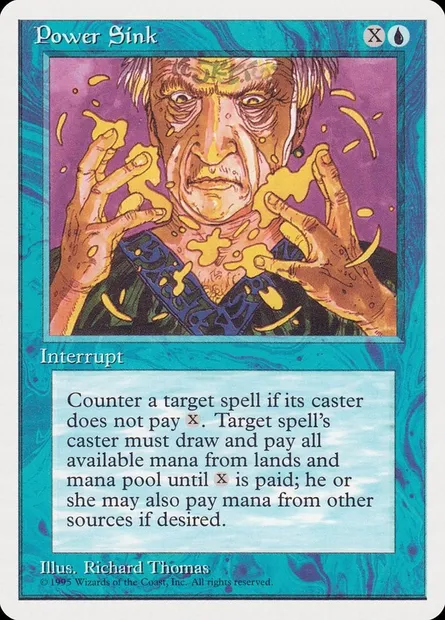 Power Sink, Magic card RQS 11 — Rivals Quick Start Set set
