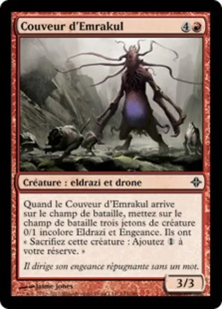 Couveur d'Emrakul, carte Magic ROE 142 — extension L'ascension des Eldrazi