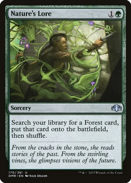 Nature's Lore, Magic card DMR 170 — Dominaria Remastered set