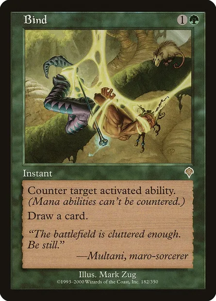 Bind, Magic card INV 182 — Invasion set