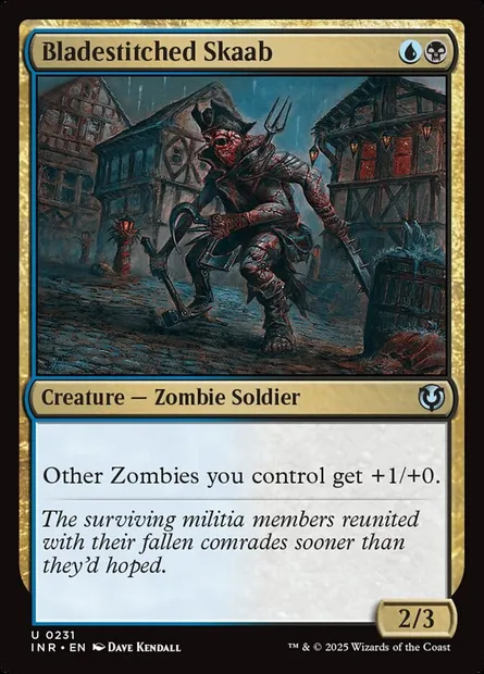 Bladestitched Skaab, Magic card INR 231 — Innistrad Remastered set