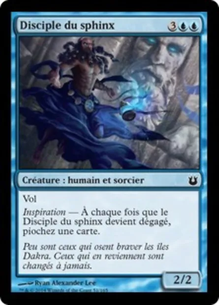 Disciple du sphinx, carte Magic BNG 51 — extension Créations divines