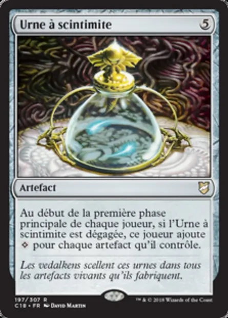 Urne à scintimite, carte Magic C18 197 — extension Commander 2018
